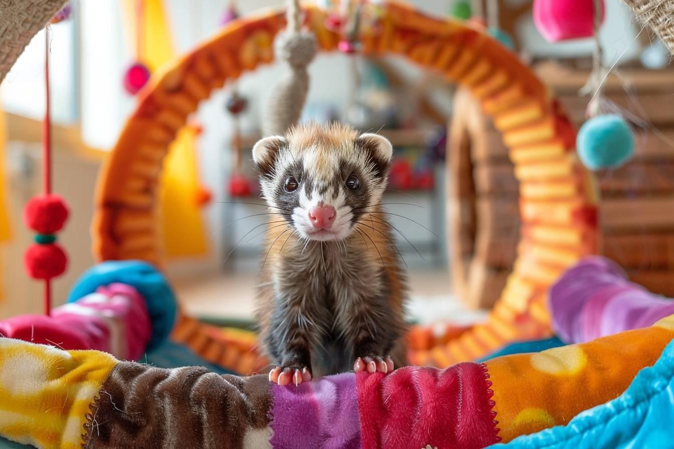 Les furets ont besoin de beaucoup jouer : activités essentielles pour leur bien-être et leur épanouissement