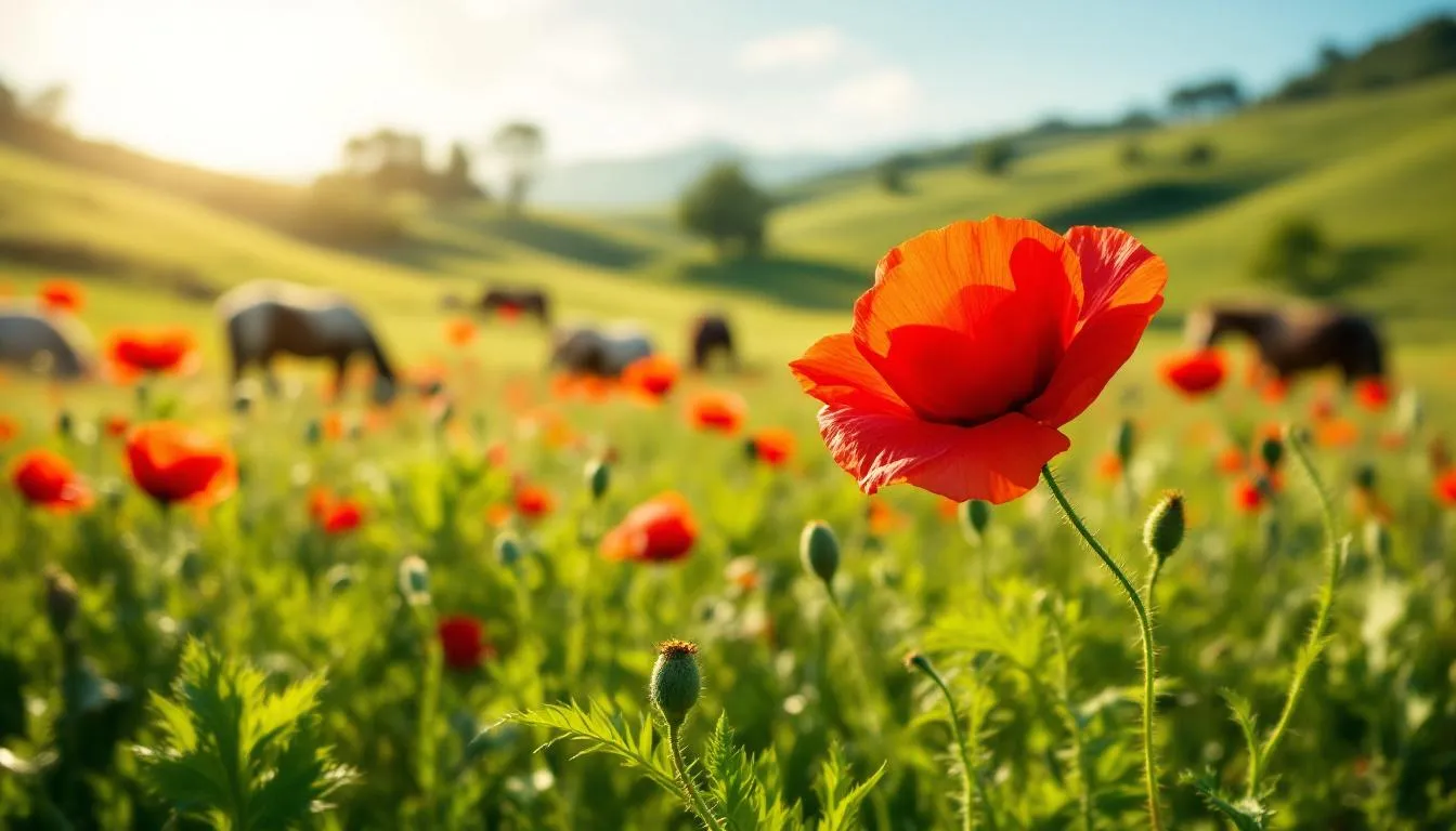 Coquelicot et cheval : détectez vite ce danger rouge avant une intoxication grave