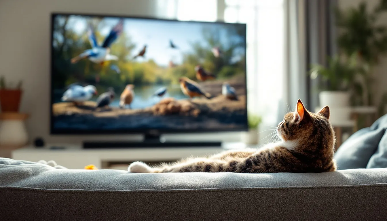 Chat et télévision : 3 astuces pour capter son attention sans le stresser