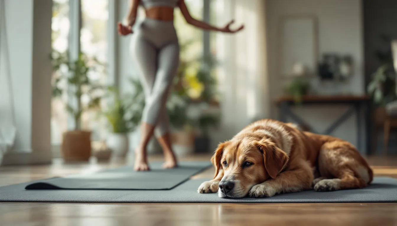 Doga pour chiens anxieux : 3 gestes simples pour les apaiser
