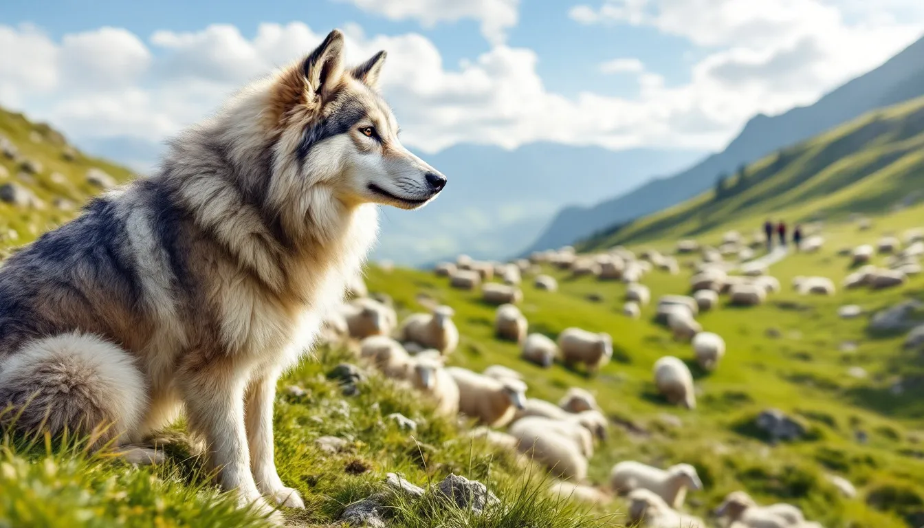 Rencontre avec un patou : 6 gestes simples pour traverser sans risque