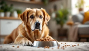 Nutriments essentiels pour chien âgé