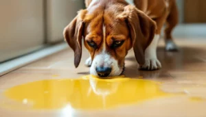 Mon chien vomit de la bile jaune : que faire ?