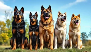 Courage et loyauté : le top 6 des races de chiens