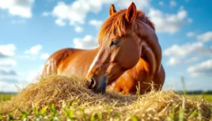 La fibre, pilier de la santé de votre cheval
