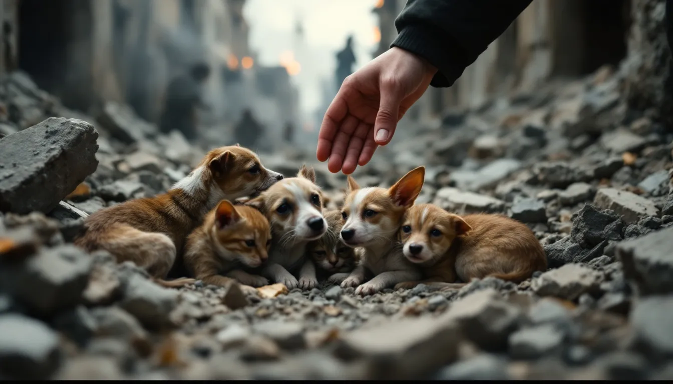 Ukraine : le combat oublié pour sauver les animaux