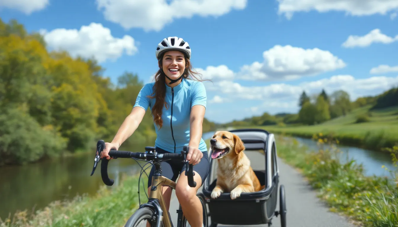 Voyage à vélo avec son chien : 620 km pour un amour infini